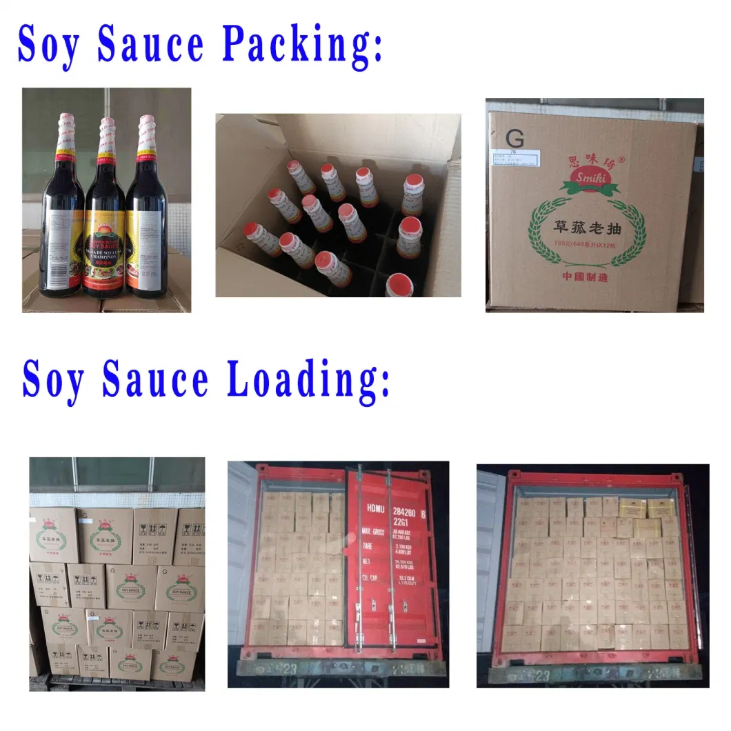 5L Mushroom Dark Soy Sauce Smiki Brand in Bulk Packing Plastic Bottle/PE Jar for Restaurant Cooking Meat/Stir-Fry/Fried Rice/Noodles