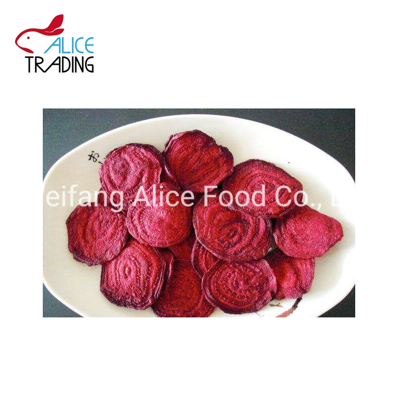 Dehydrated Vegetables Snack Vacuum Fried Beet Root Chips