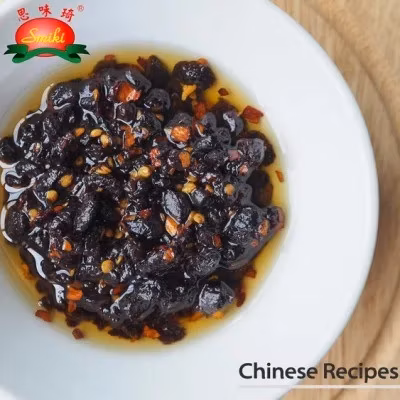 Leckere schwarze Bohnensauce nach kantonesischer Art zum Staffelpreis für den Überseemarkt